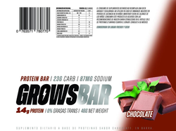N Barritas Proteicas de Chocolate  x 12 unid
