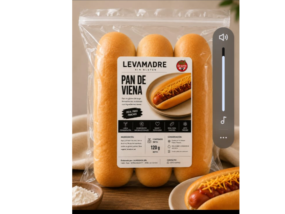 PAN DE VIENA X 3 - SIN GLUTEN