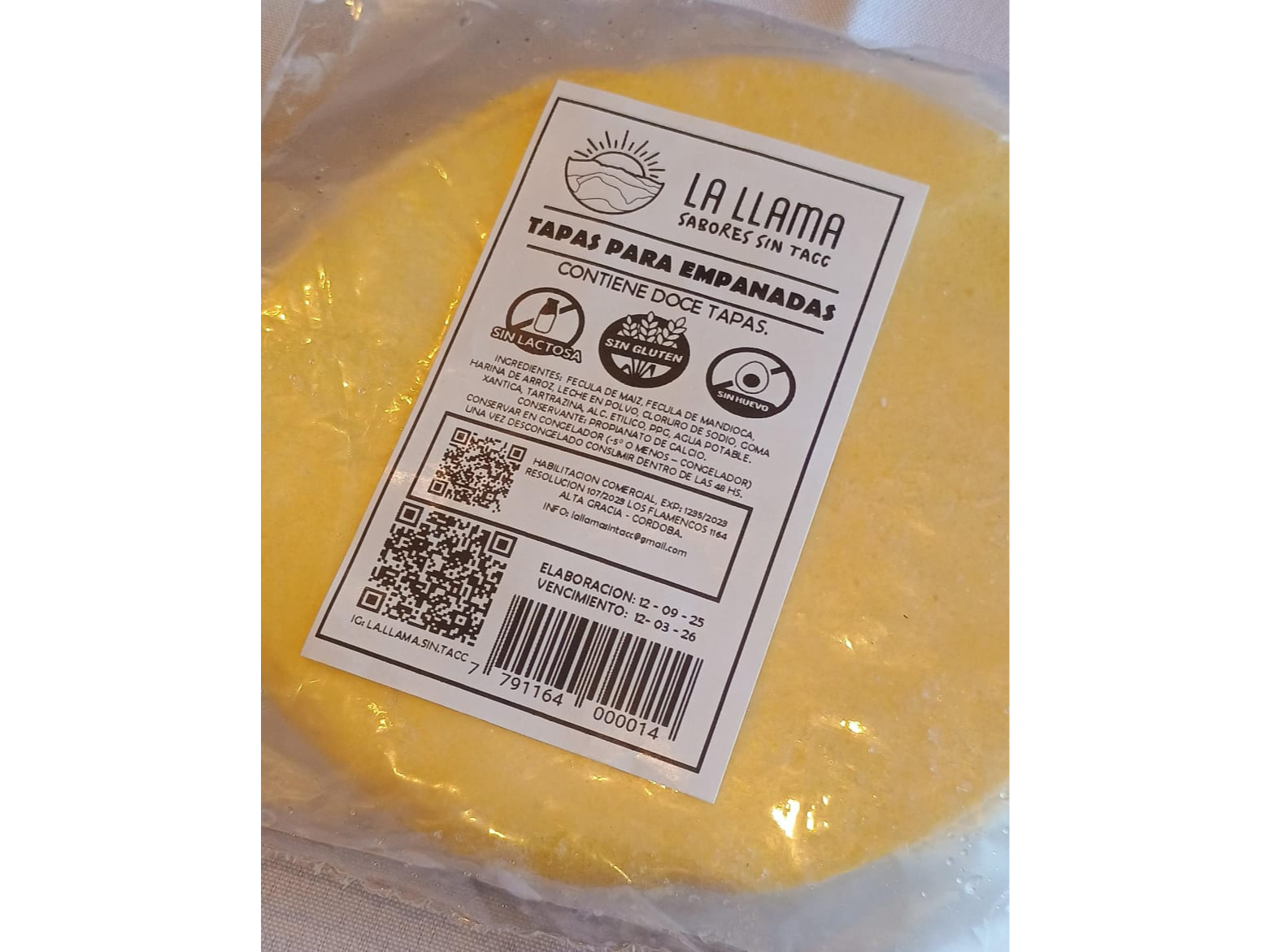 TAPAS DE EMPANADAS X 12 UNID -