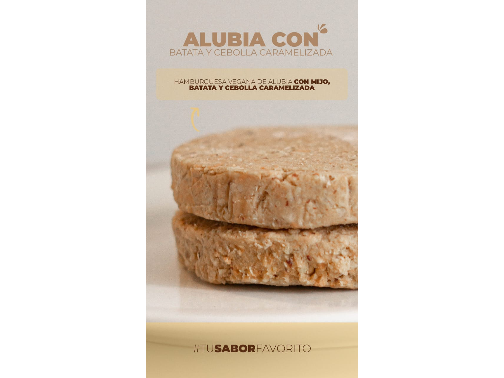 HAMBURG. ALUBIA CON BATATAS Y CEBOLLA CARAMELIZADA X 4 UNID