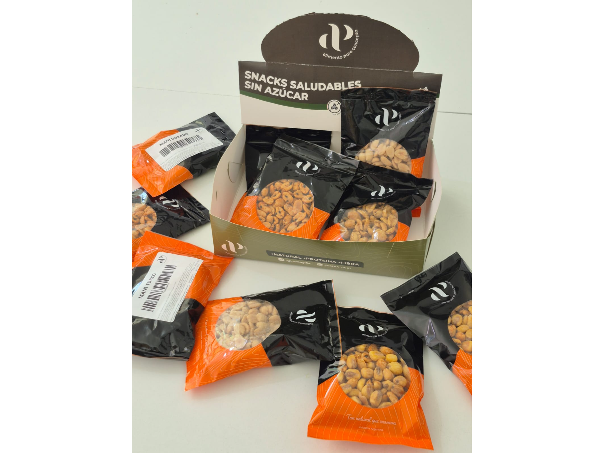 BOX SURTIDO SALADO (10 BOLSAS DE 80G C/U SURTIDOS)