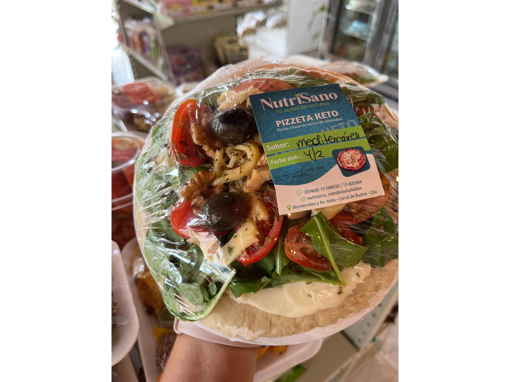 PIZZAS KETO - 6 PORCIONES