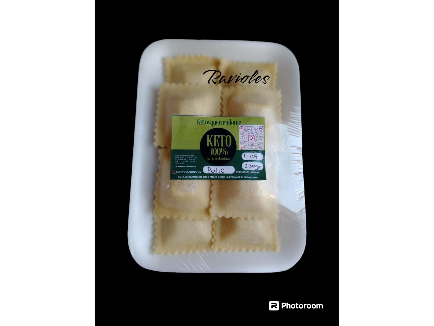 RAVIOLES DE ESPINACA Y RICOTA X 10 UNIDADES