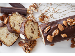 Budin Frutos secos con Chocolate x 300 grs. Sin Azucar