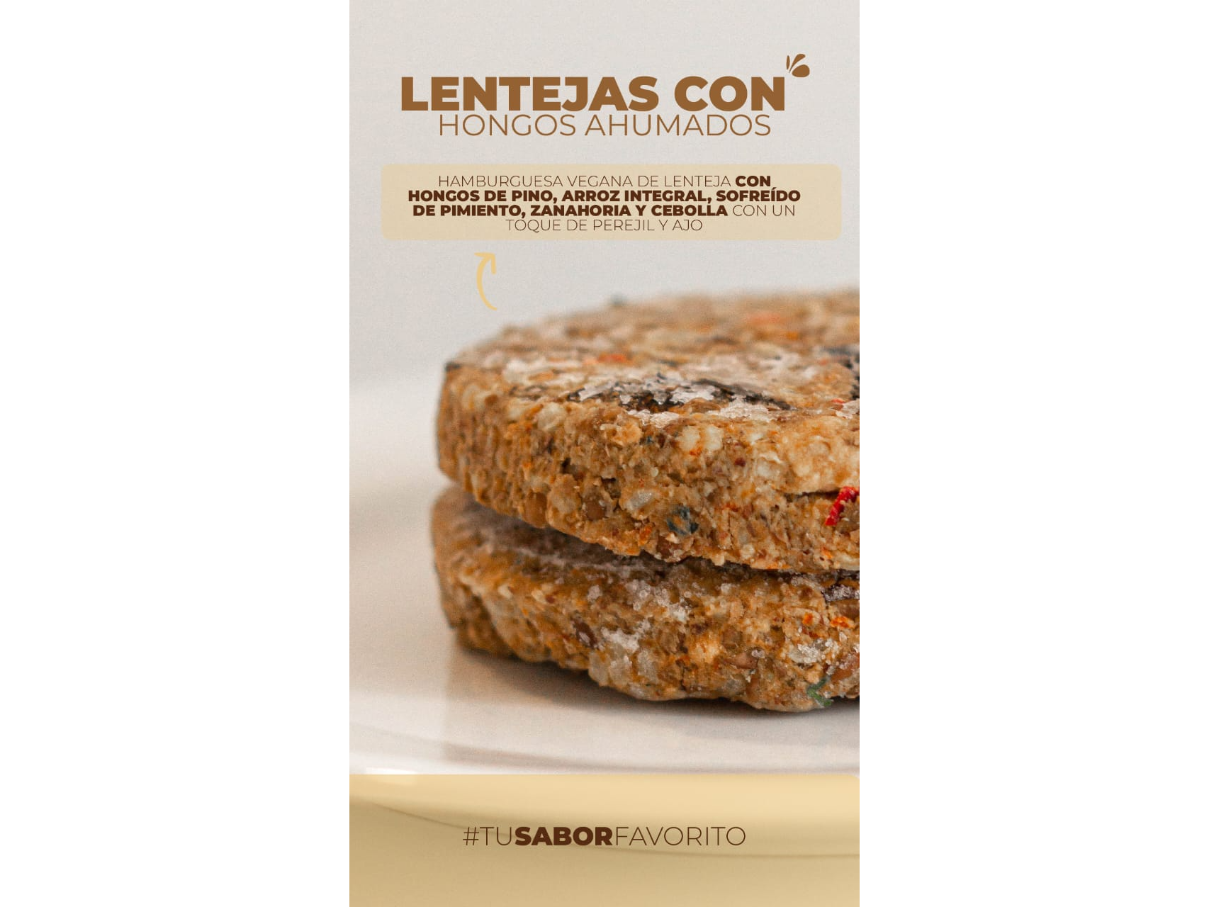 HAMBURG. LENTEJAS CON HONGOS DE PINO X 2UNID