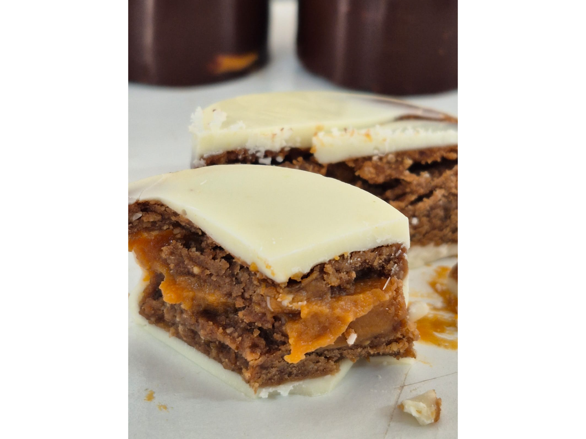 ALFAJORES DE DDL SIN AZUCAR - CHOCO BLANCO - CAJA * 16UNIDADES