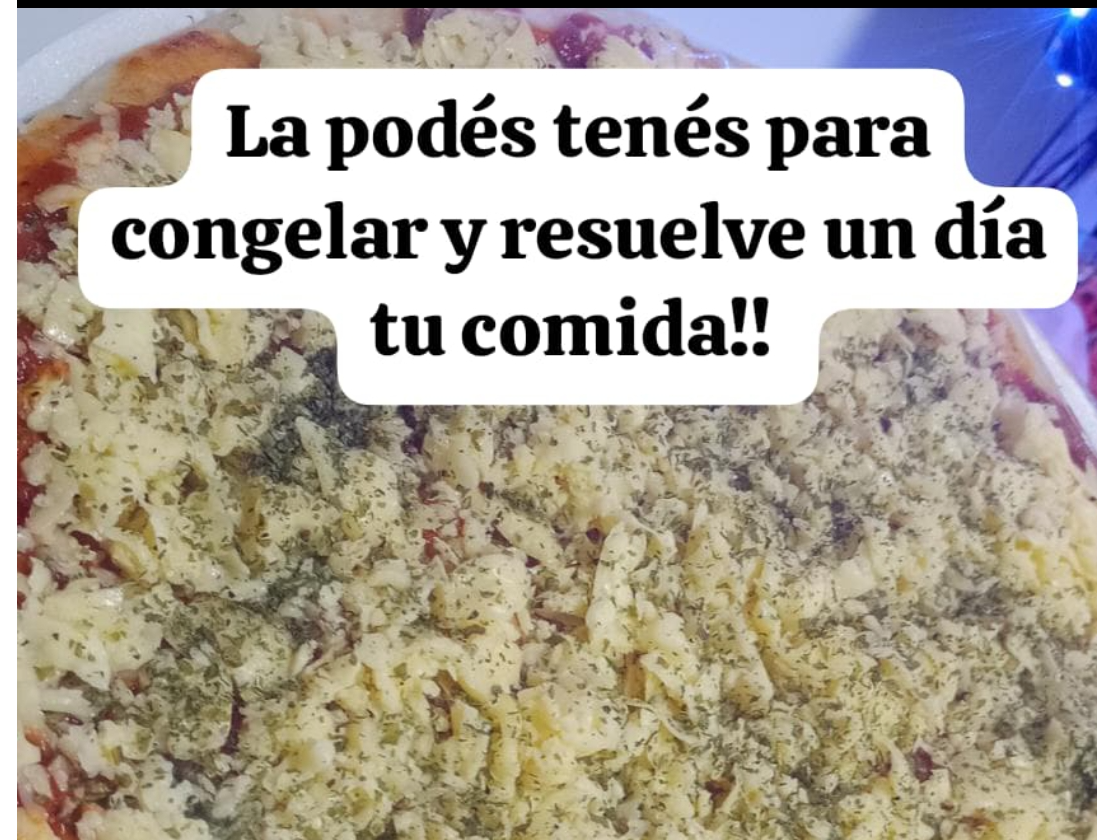Pizza lista para el horno