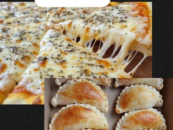 1 muzzarella y 6 empanadas a elección