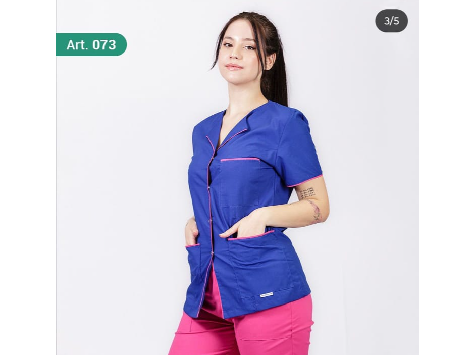 ART 073 - FX CHAQUETA COMBINADA CON BROCHES