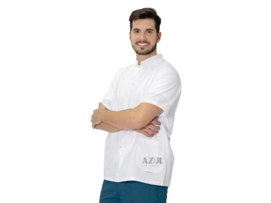 ART 050 - B- MC  CHAQUETA BLANCA CON BROCHES