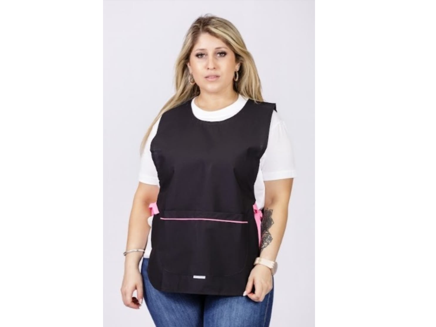 330 - NRC PONCHITO NEGRO CON ROSA CHICLE