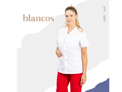 ART 080 - B CHAQUETA BLANCA CON BROCHES