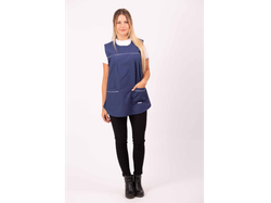 341 - MCB PONCHITO AZUL MARINO CON CELESTE BEBE