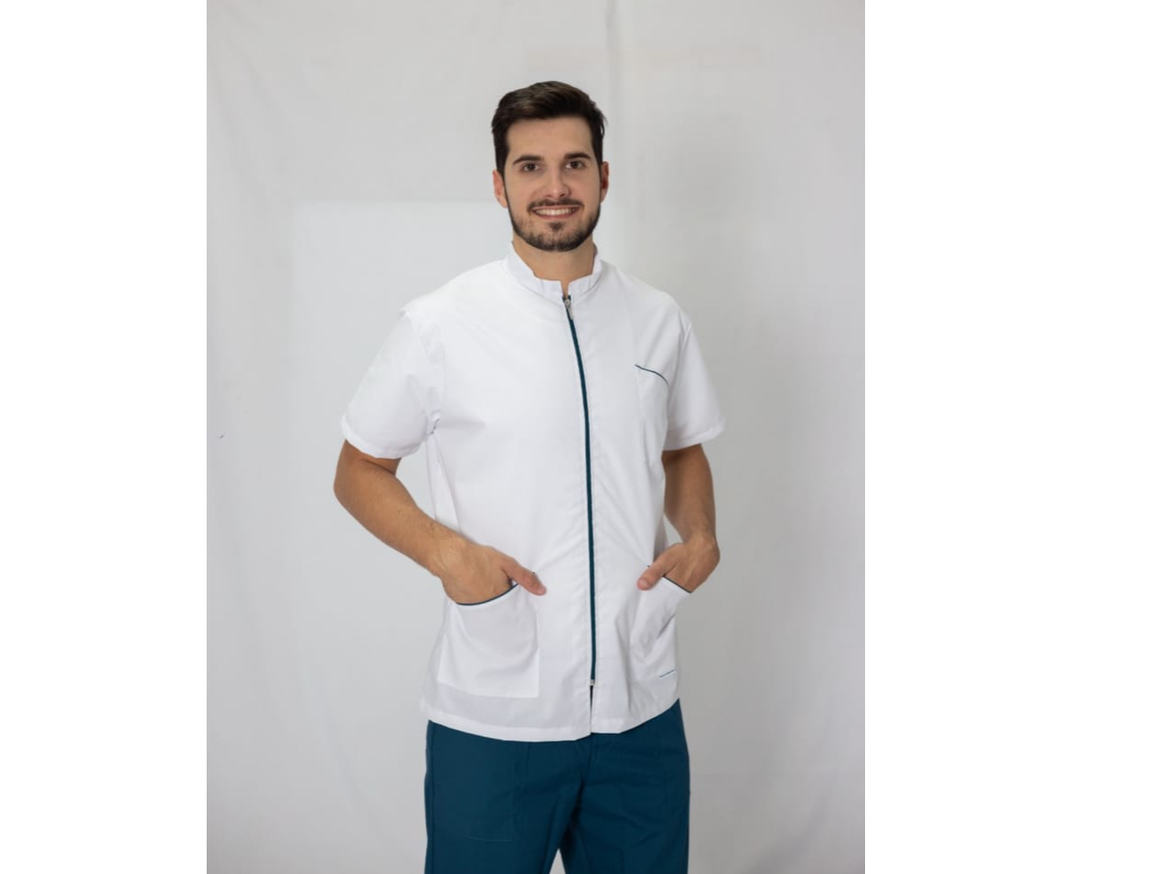ART 860 - BP  CHAQUETA COMBINADA CON CIERRE