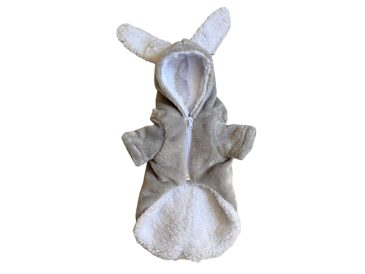 ABRIGO CONEJO GRIS - 6pz