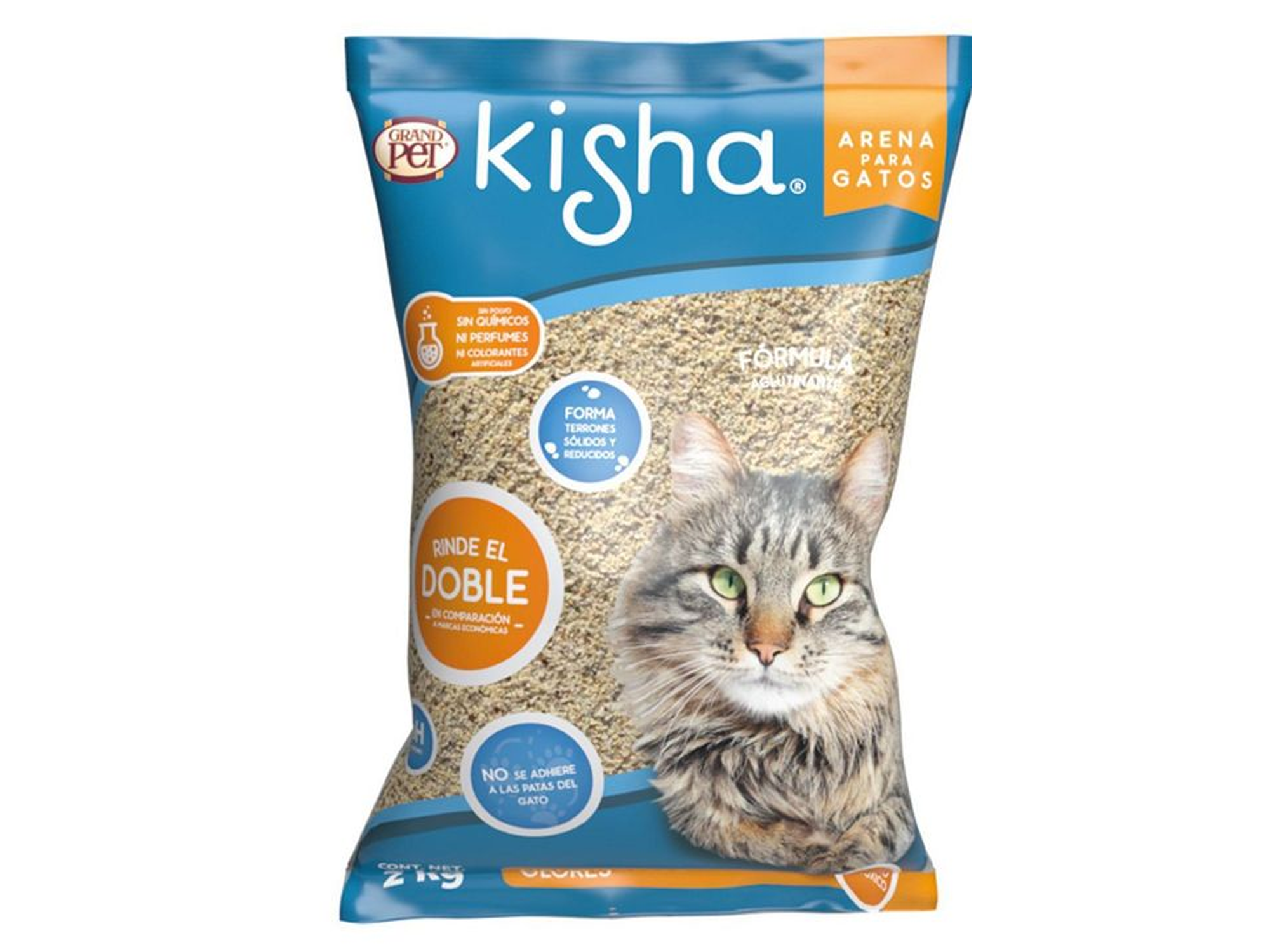 ARENA PARA GATO KISHA 2KG 50719
