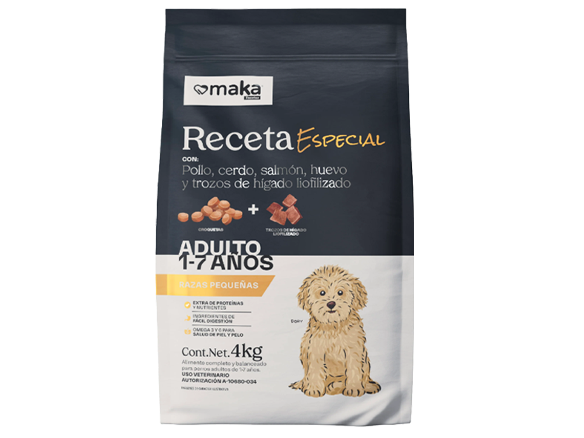 RECETA ESPECIAL ADULTO RAZAS PEQUEÑAS MAKAESADRP