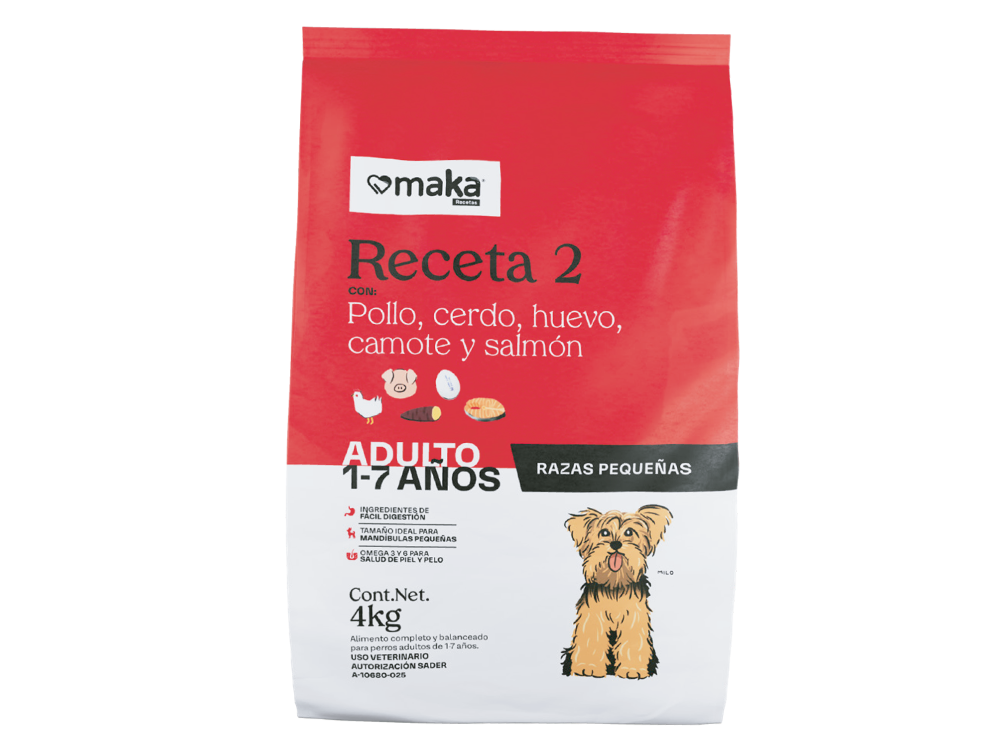 MAKA ADULTO RAZA PEQUEÑA RECETA 2