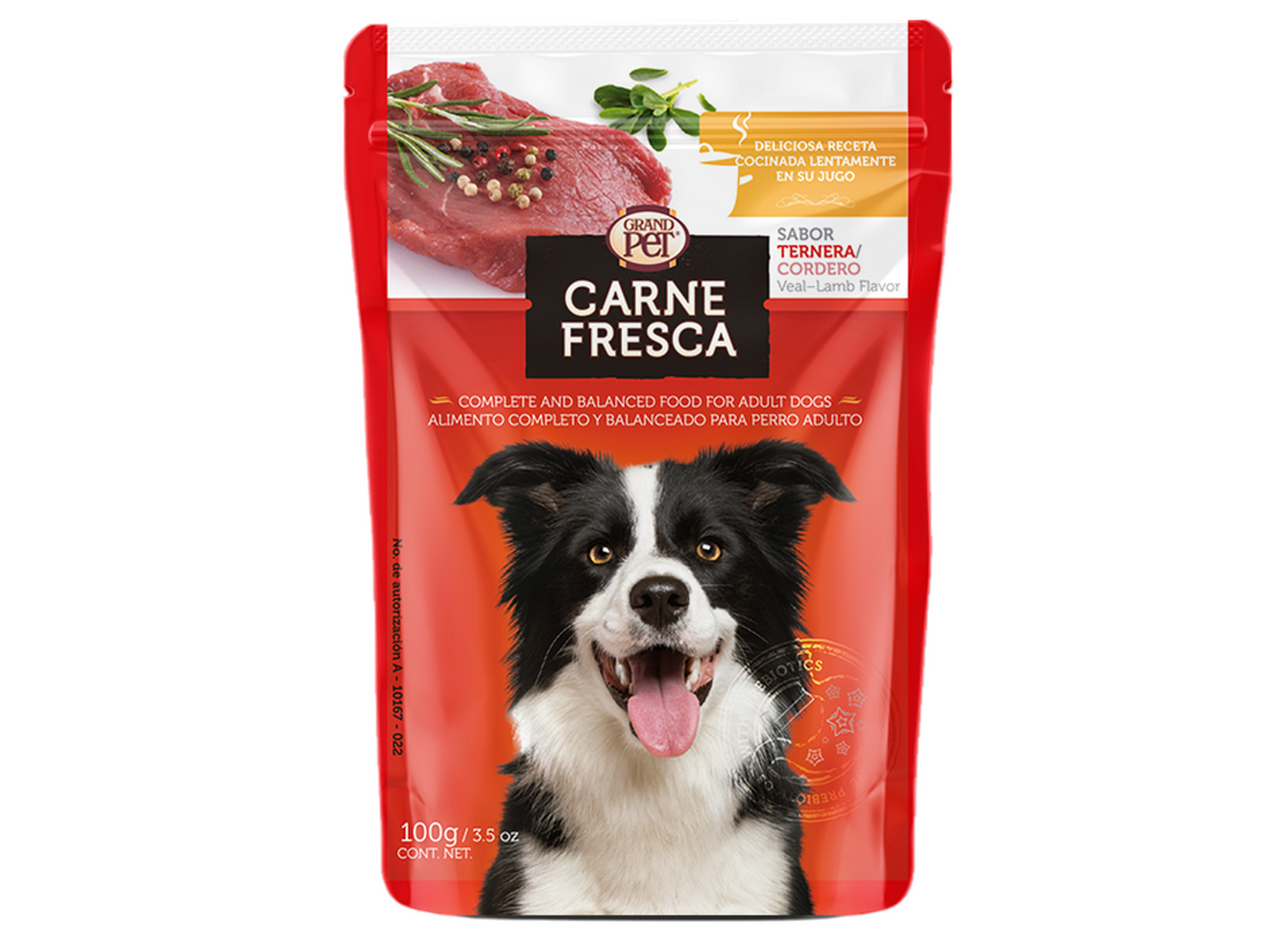 ALIMENTO HUMEDO PARA PERRO TERNERA/CORDERO 50574