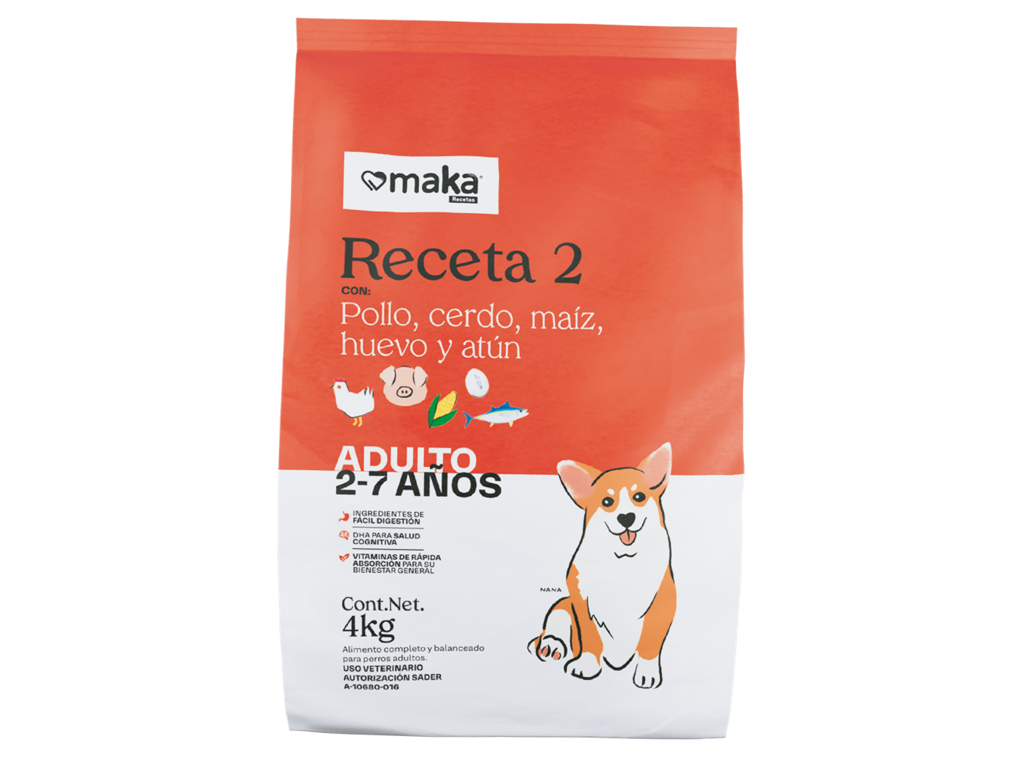 MAKA ADULTO RAZA MEDIANAS Y GRANDES RECETA 2