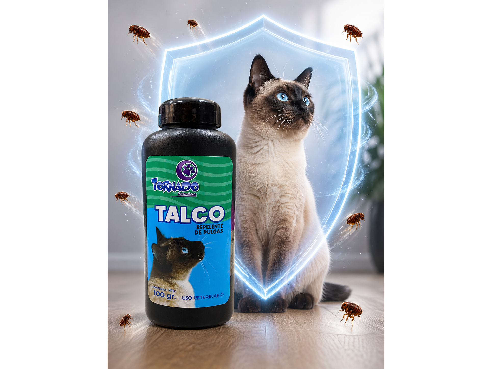 TALCO REPELENTE DE PULGAS P/GATOS 812242