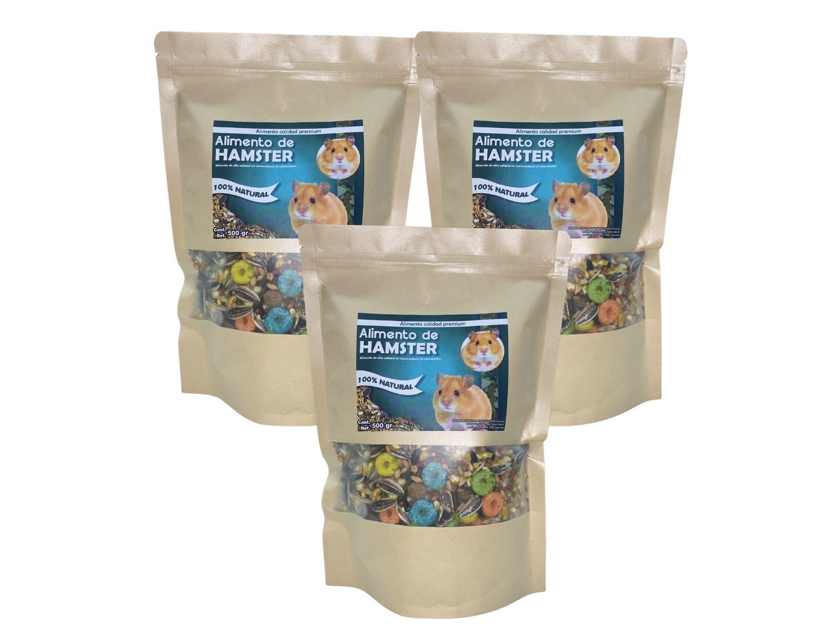 Alimento para hamster premium 500gr MIHA500