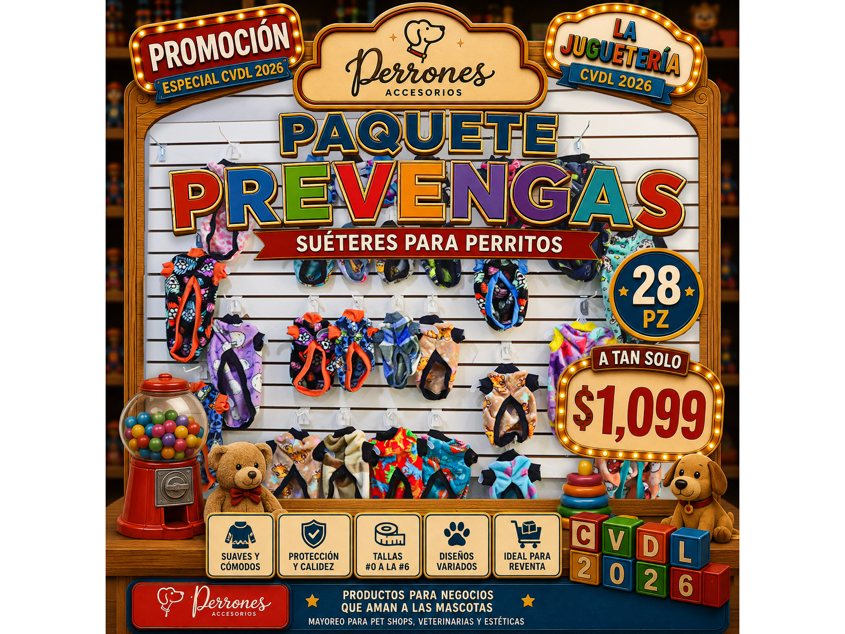 Paquete de sueter 28 pz $1,099