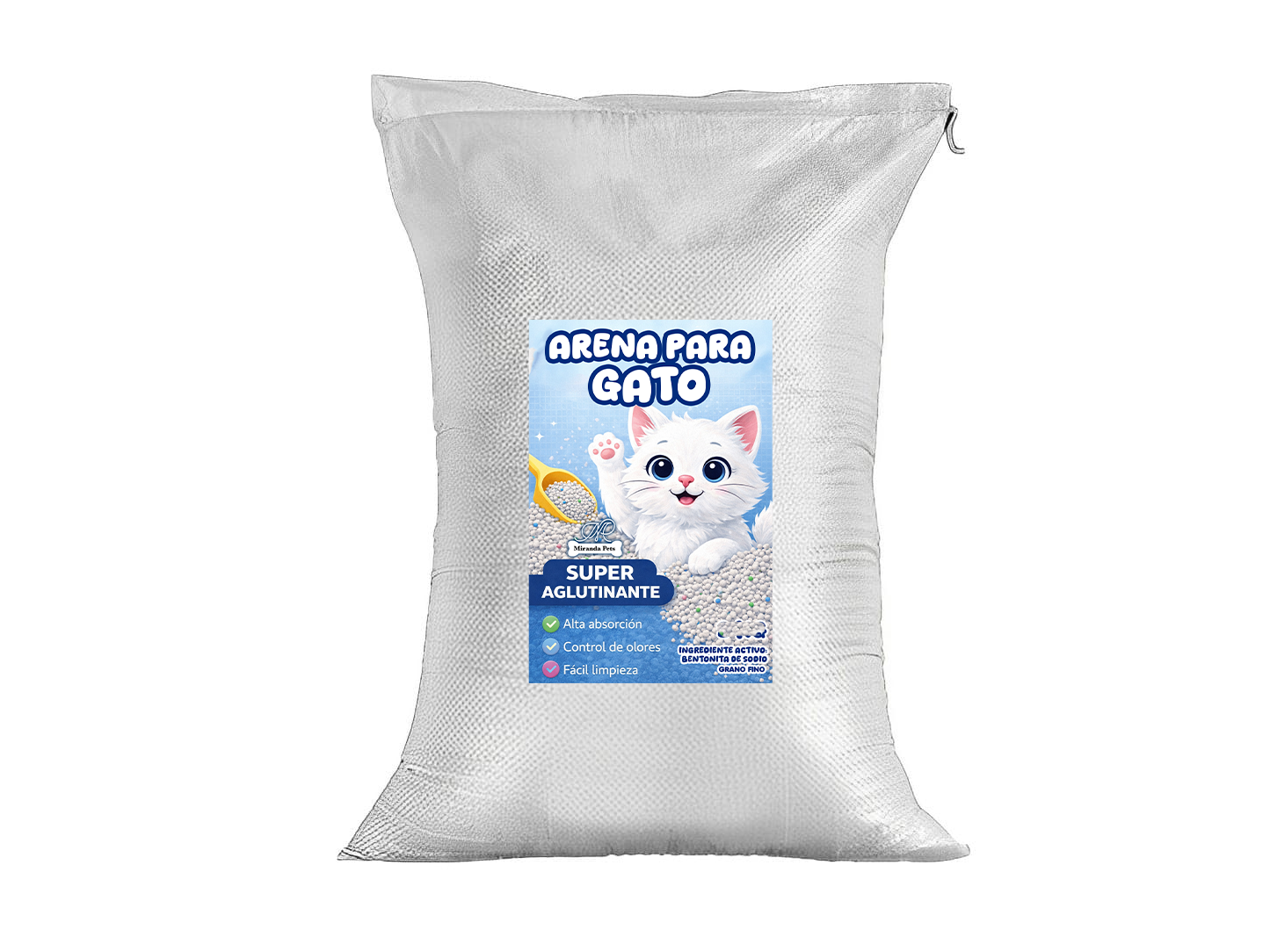 MP BULTO ARENA PARA GRANO FINO Y ALTA CAPACIDAD DE AGLOMERACIÓN 25 KG MPBAGF25K