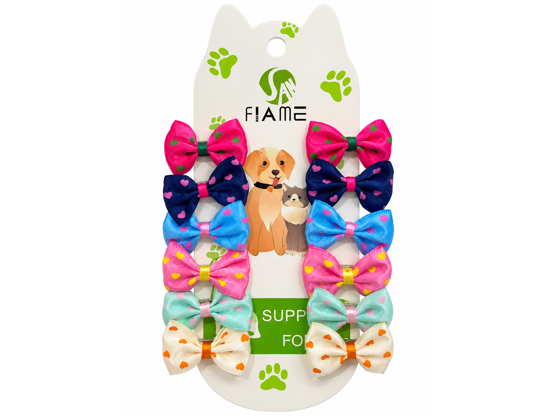 MOÑOS COLORIDOS CON FIGURA PARA MASCOTAS 24085
