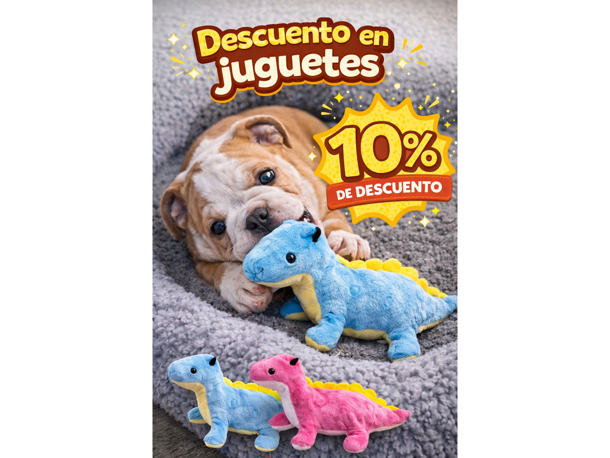 PELUCHE DINOSAURIO CON SONIDO - 27632