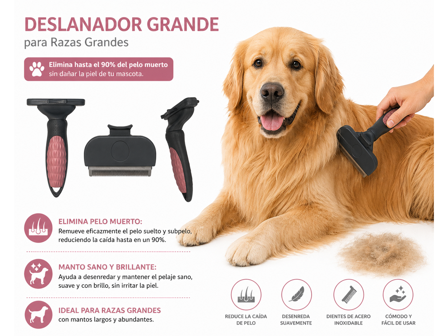 CEPILLO DESLANADOR GRANDE ECONOMICO 20161