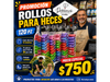 120 rollos para heces por $750