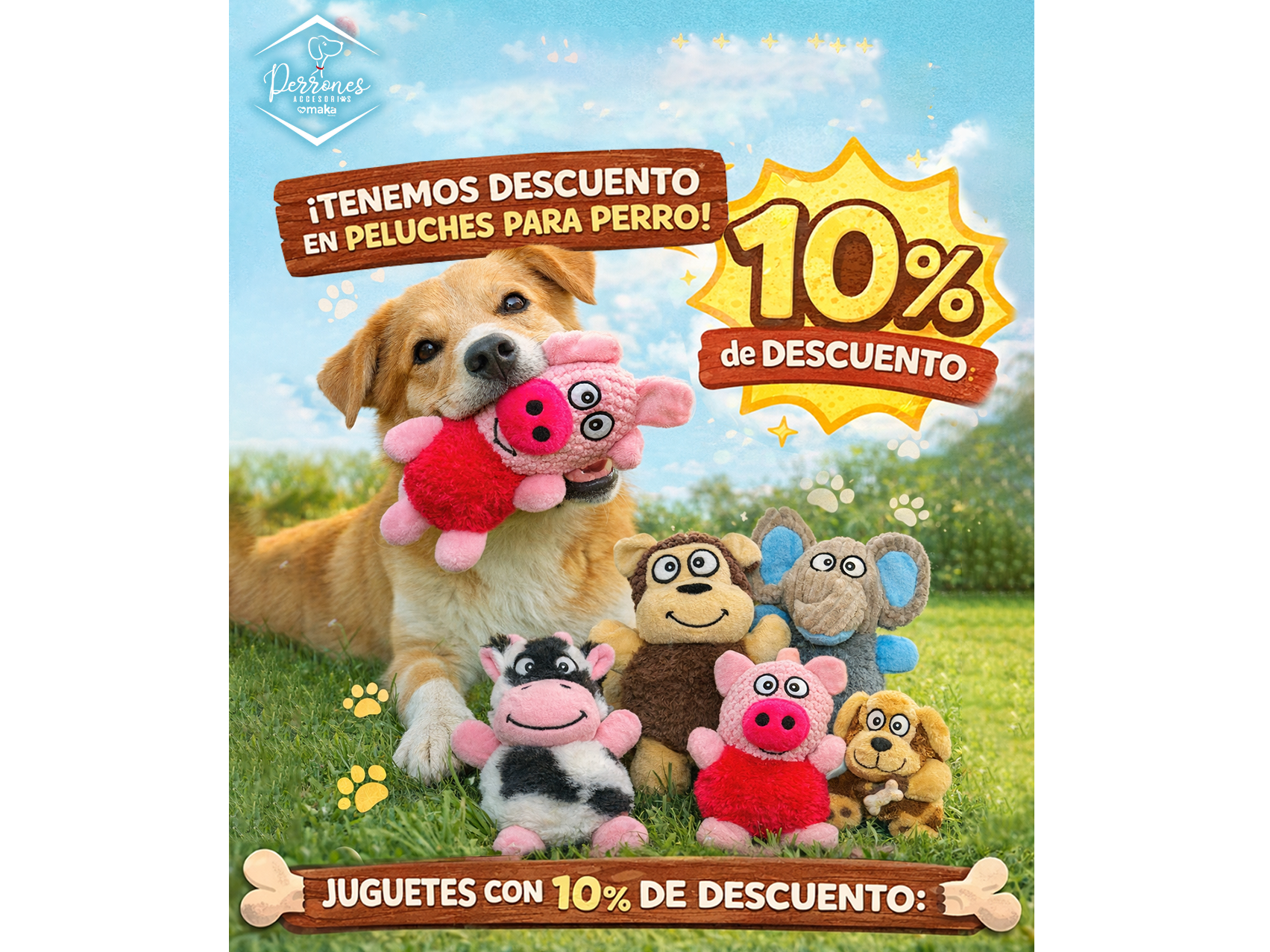 Juguete de peluche varios modelos mediano 27624