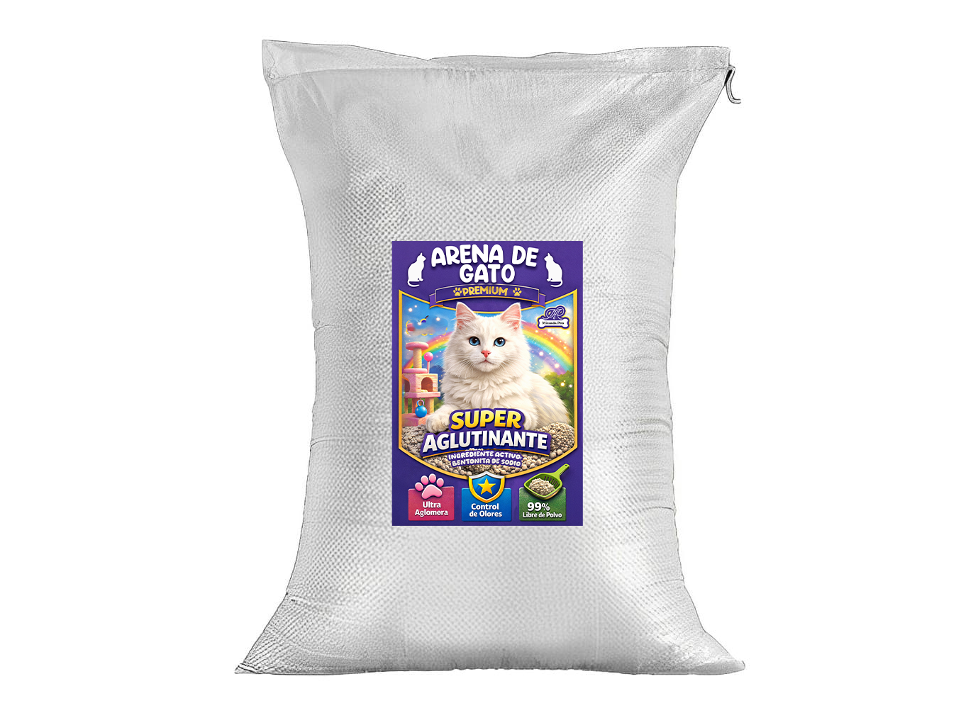 MP BULTO ARENA PARA GATO PREMIUM AGLUTINANTE 25 KG MPBAP25K