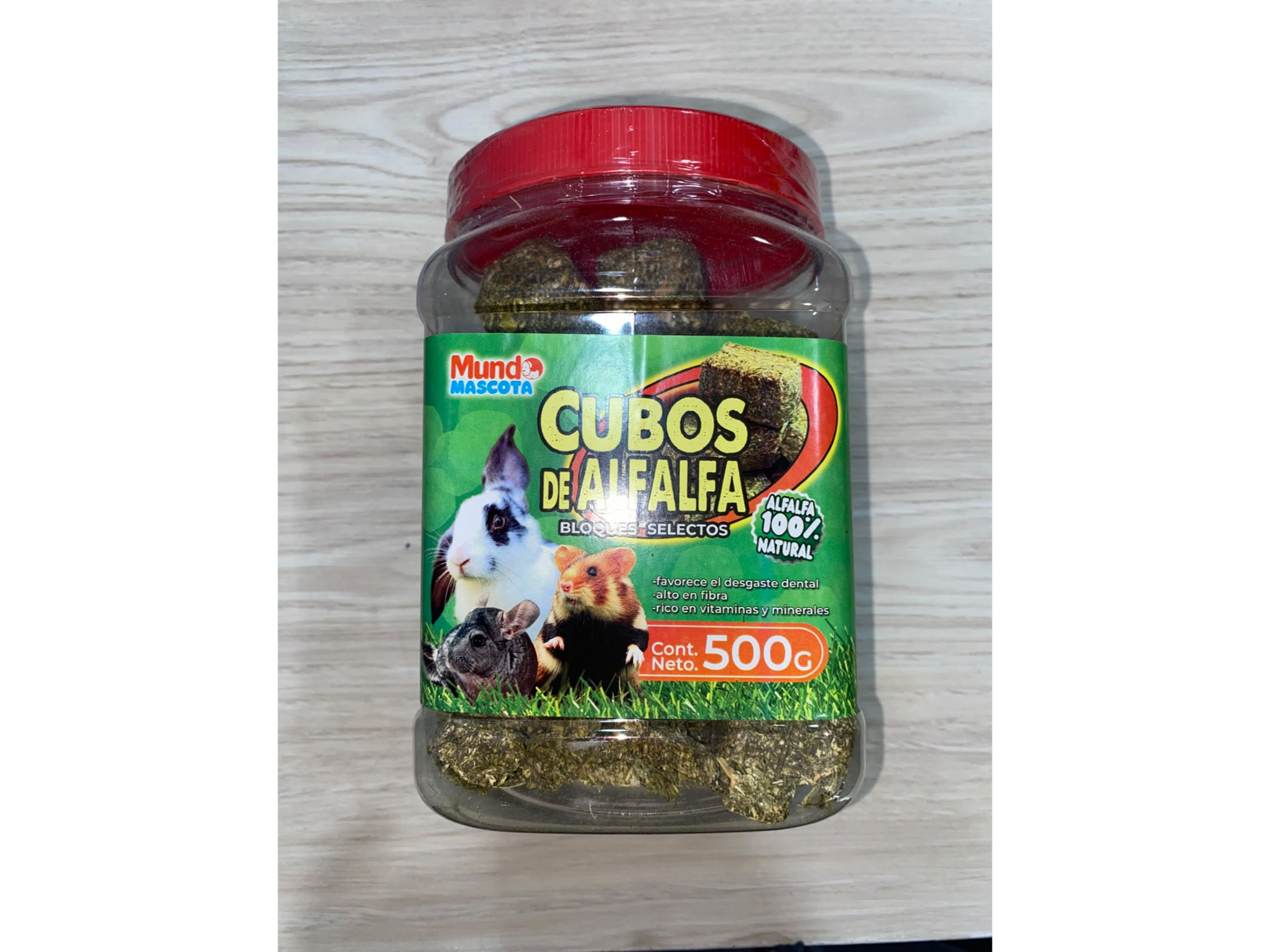 Cubos de alfalfa bote 500 gr mc1318