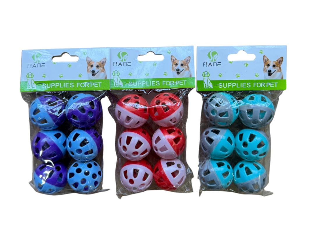 JUGUETE PELOTA CHICA CON CASCABEL - 26748