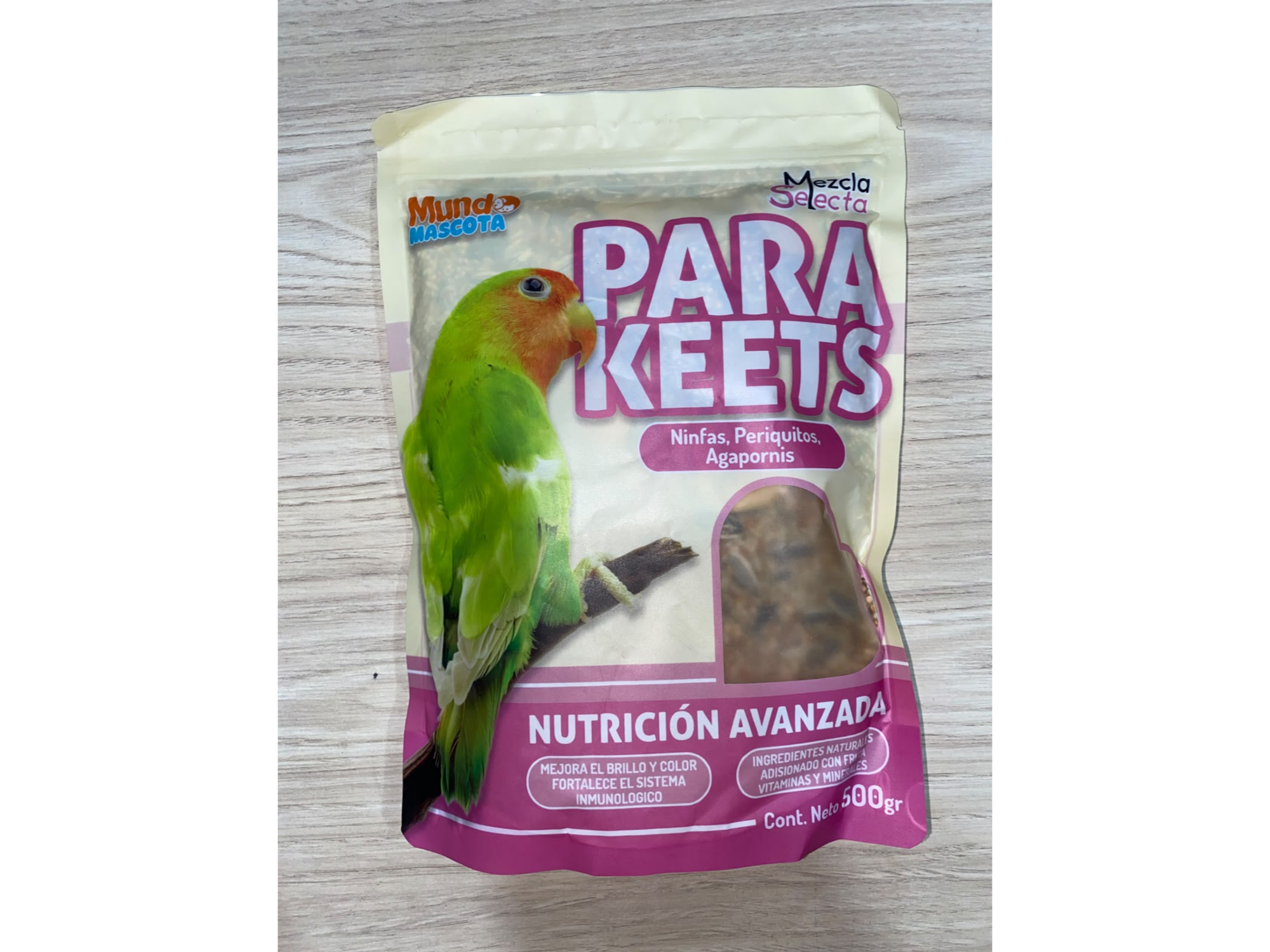 Revoltura periquitos-ninfas-agapornis 500gr