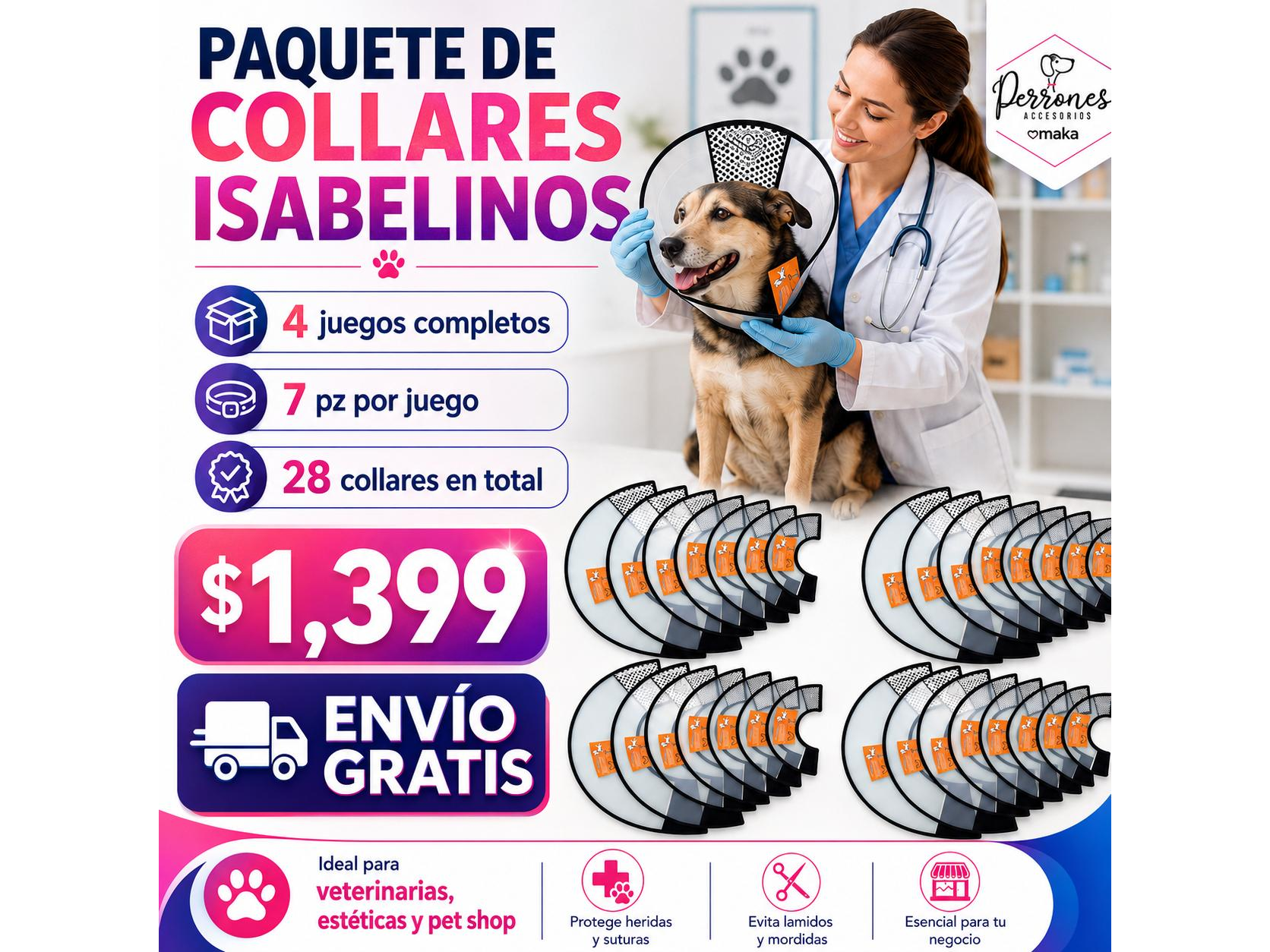 PAQUETE COLLARES ISABELINOS
