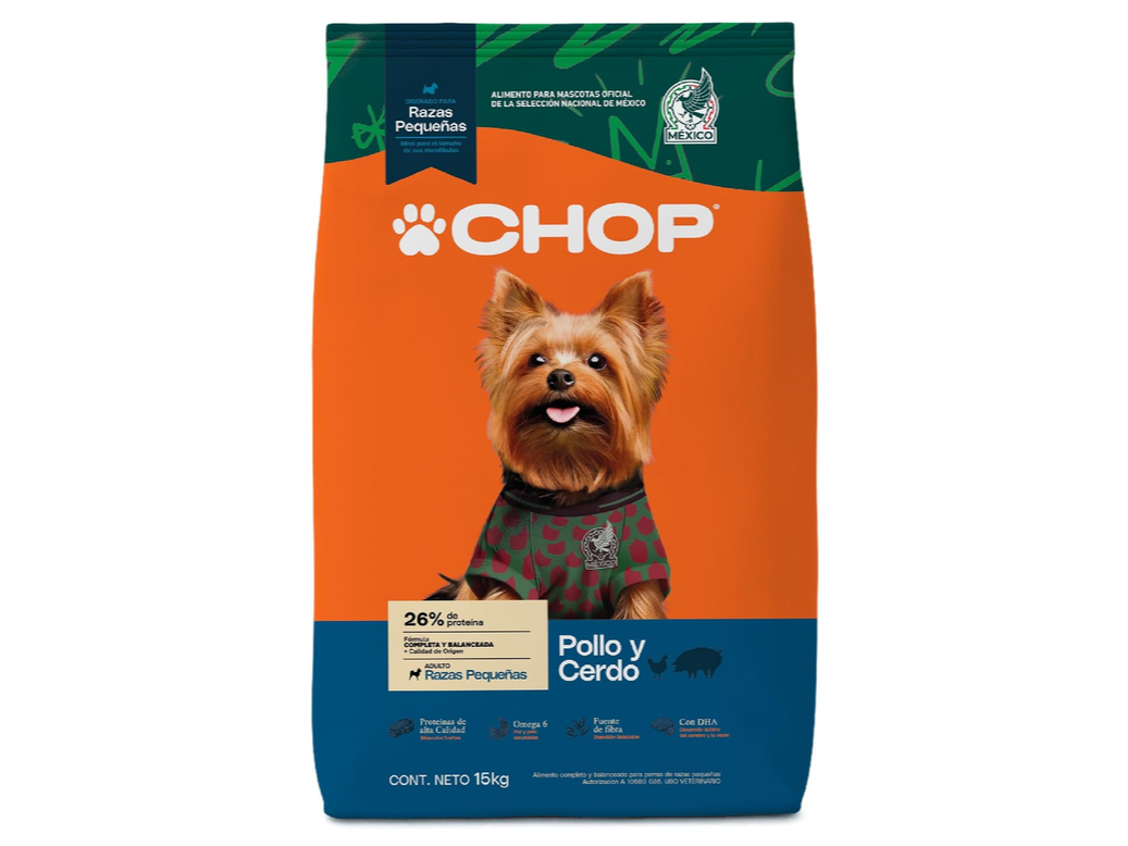 Croquetas CHOP razas pequeñas 15 kg