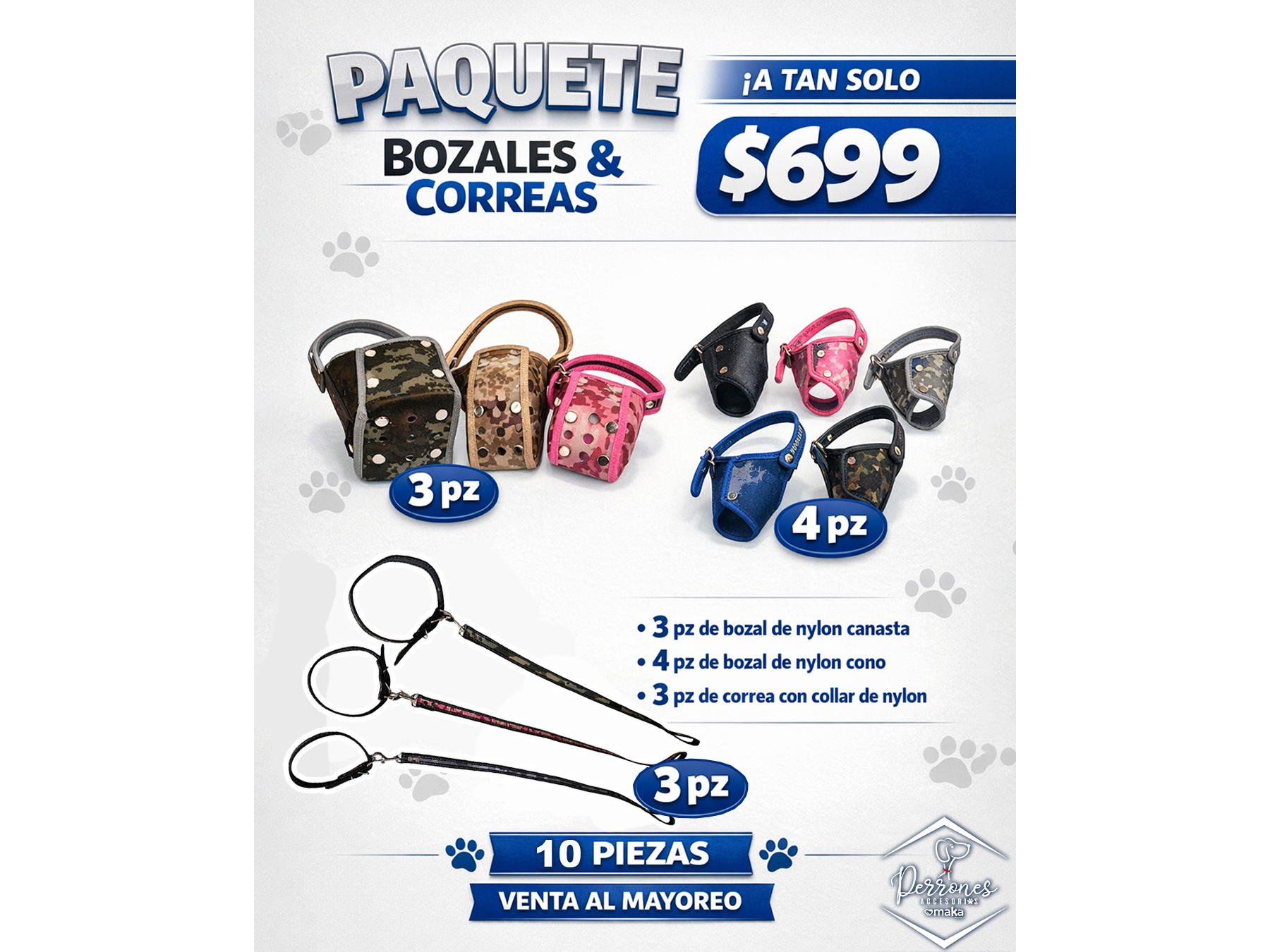 PAQUETE BOZALES Y CORREAS