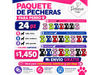 PAQUETE PECHERAS 24 PZ