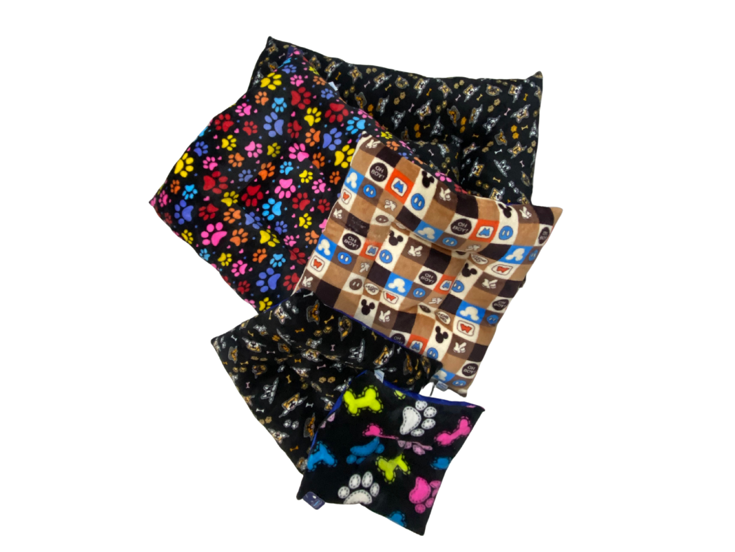 Tapete peluche 5 pz (Mini-Chico-Mediana-Grande-EXGrande)