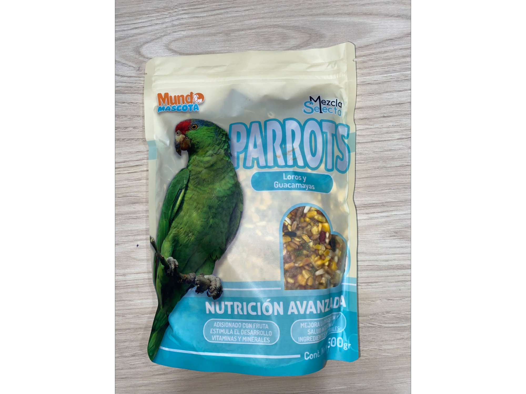 Revoltura loros-guacamayas 500gr