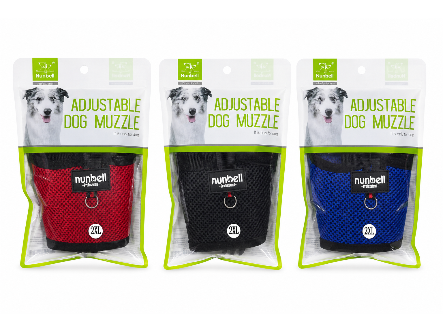 BOZAL DE TELA SUAVE AJUSTABLE PARA PERRO 2 XL 21726