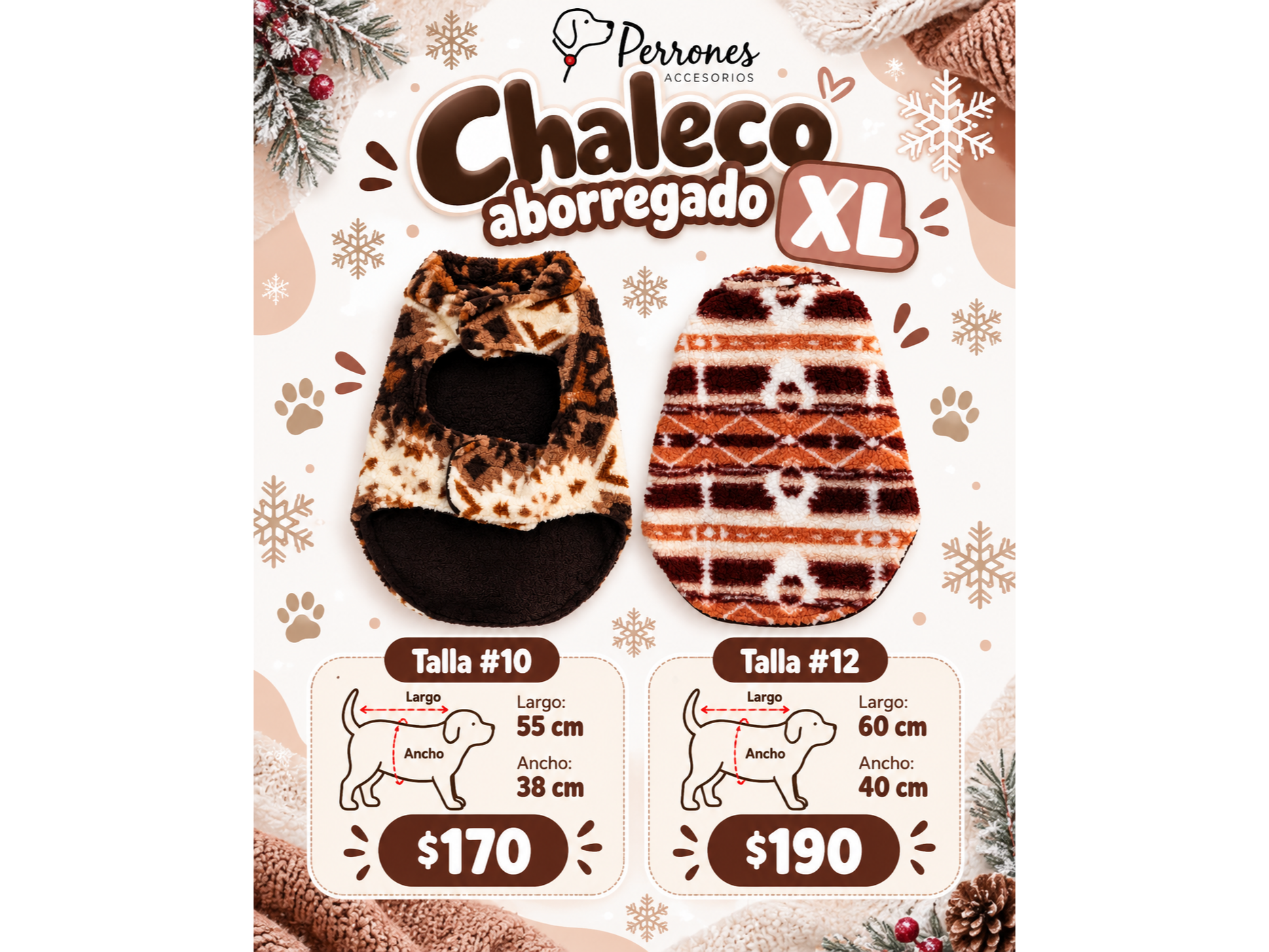 Chaleco aborregado XL
