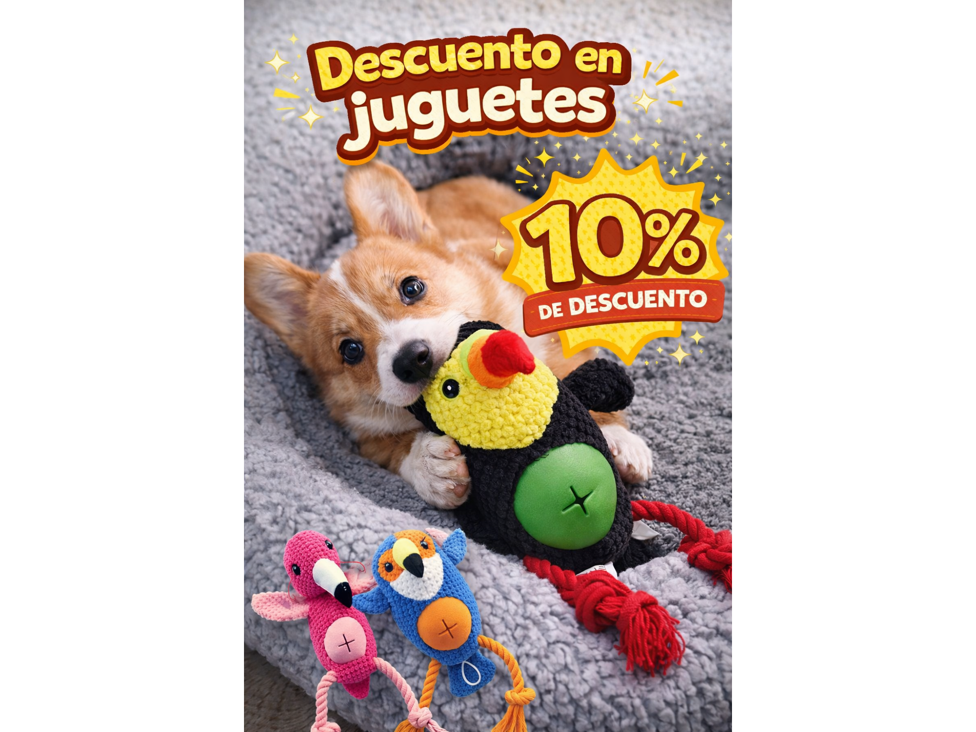 JUGUETE PELUCHE PAJARITOS DE TELA CON SONIDO -27635