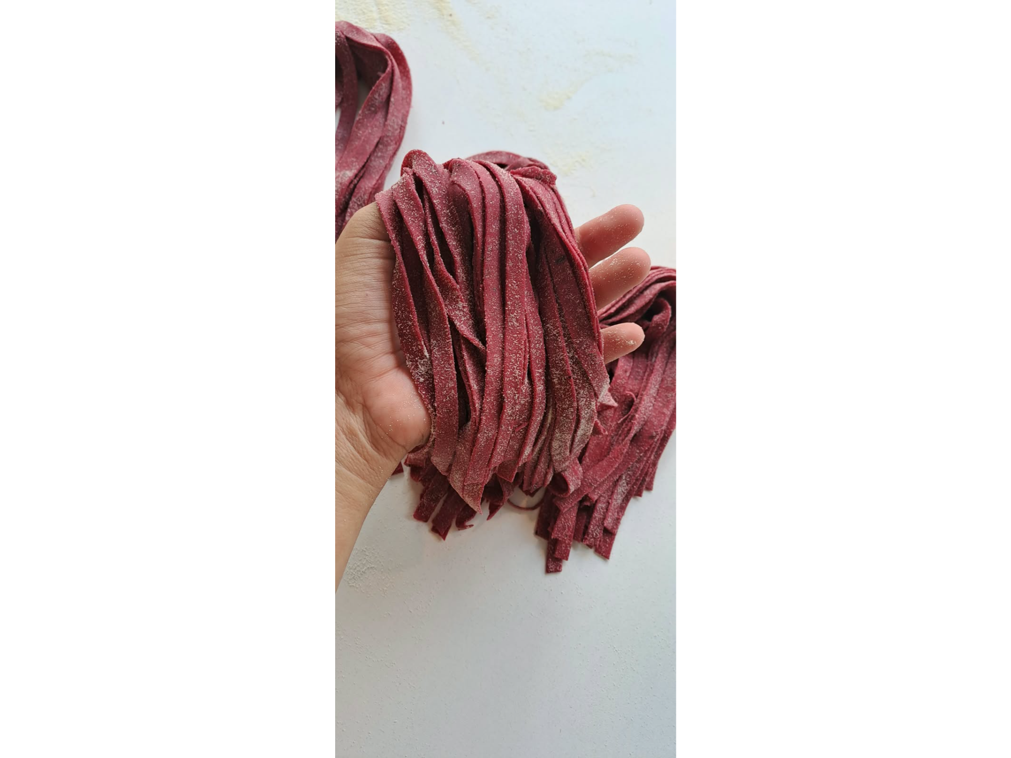 Tagliatelle de remolacha