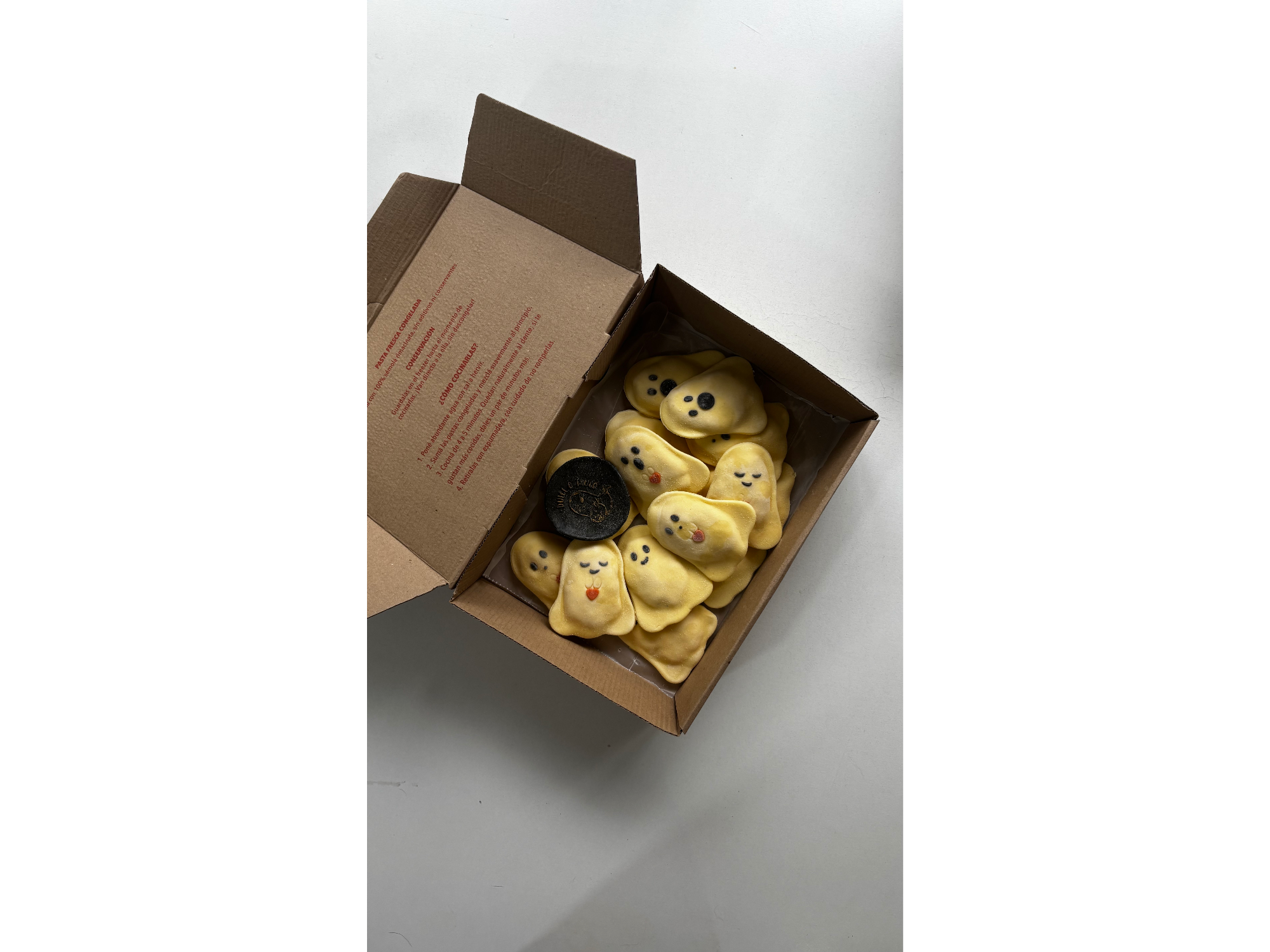 Fantasmitas de Halloween – Ricota, mix de hongos y nueces
