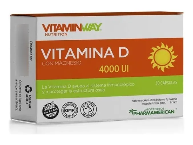 Vitamina D X 30 Capsulas Vitamin Way