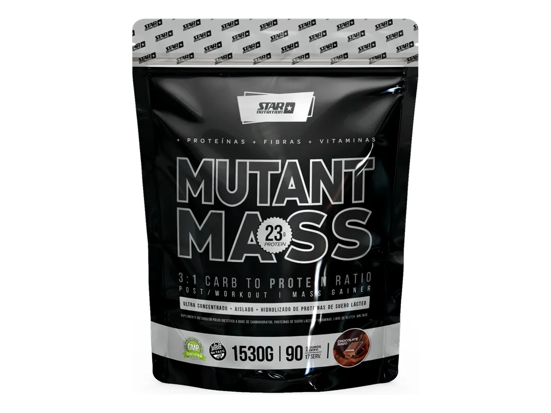 Mutant Mass Ganador De Peso 1530 Gr Chocolate Suizo Star Nutrition